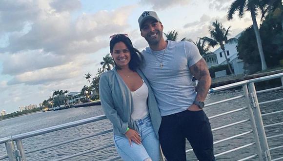 Andrea y Sebastián viajaron junto a su pequeña hija Maïa a Florida, Estados Unidos. (Foto: Andrea San Martín / Instagram)