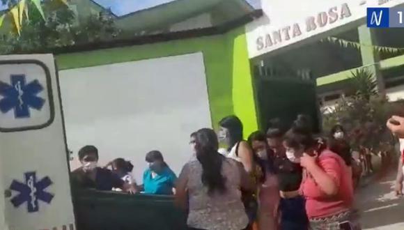 La Diresa de Ayacucho informó que más de 20 escolares son atendidas tras reportarse una “presunta intoxicación” en colegio del Vraem. (Captura: Canal N)