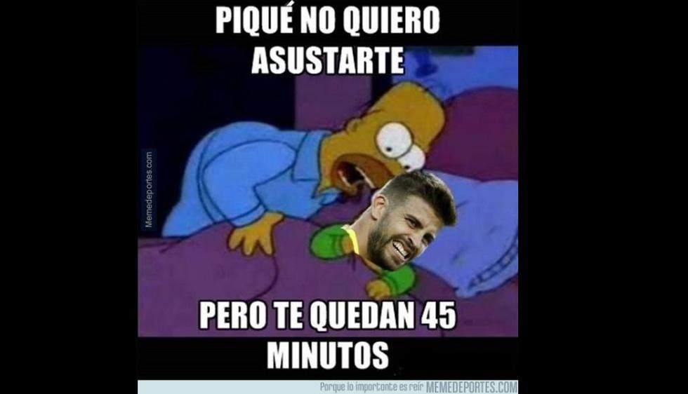 Barcelona: Gerard Piqué fue el centro de los memes tras perder la Supercopa