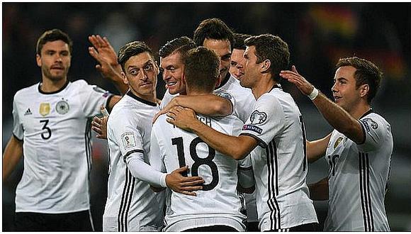 Rusia 2018: Alemania queda a puertas del Mundial tras golear 6-0 a Noruega
