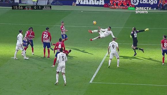 Real Madrid vs. Atlético de Madrid: Casemiro y el golazo de chalaca para el 1-0