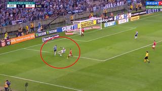 Paolo Guerrero | La terrible falta que le costó la roja al portero de Inter ante Gremio [VIDEO]