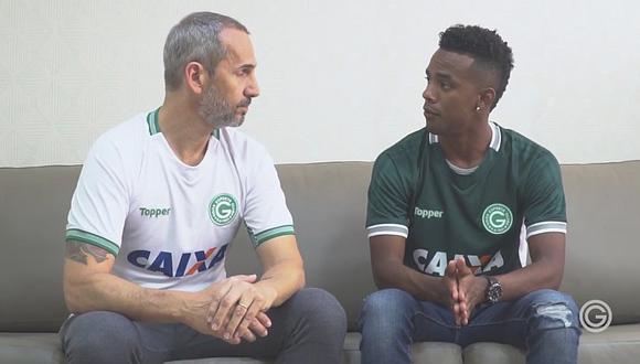 Nilson Loyola y su primer mensaje como jugador de Goiás [VIDEO]