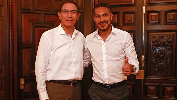 Presidente Vizcarra se reunió con Paolo Guerrero para brindarle apoyo