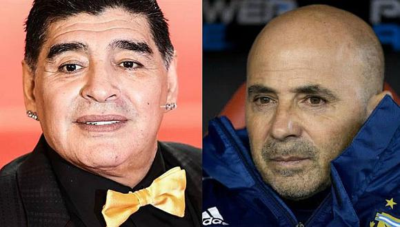 Rusia 2018: fuerte cruce de palabras entre Sampaoli y Maradona 