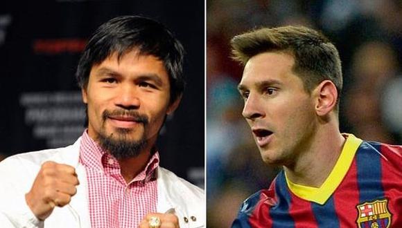 Manny Pacquiao: “Lionel Messi es increíble”