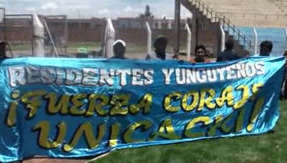 Así vive el hincha de Alianza Unicachi la final de la Copa Perú