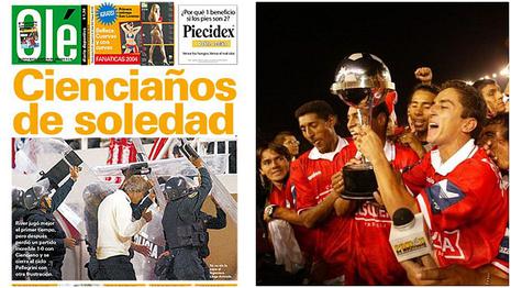 Así informó la prensa argentina el triunfo de Cienciano a River Plate el 2003