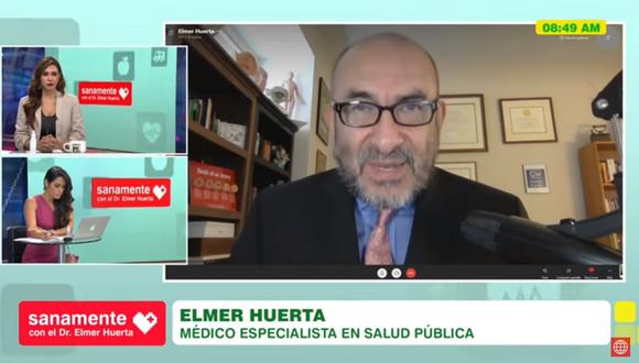 El doctor Elmer Huerta tuvo duras palabras para los candidatos por la falta de sustento científico en propuesta. (Captura / América TV)