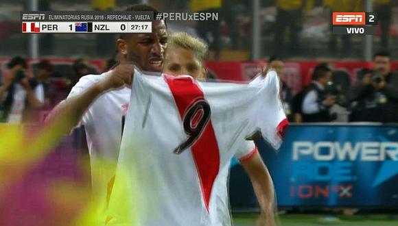 Jefferson Farfán: llanto y dedicatoria a Paolo Guerrero en su gol [VIDEO]