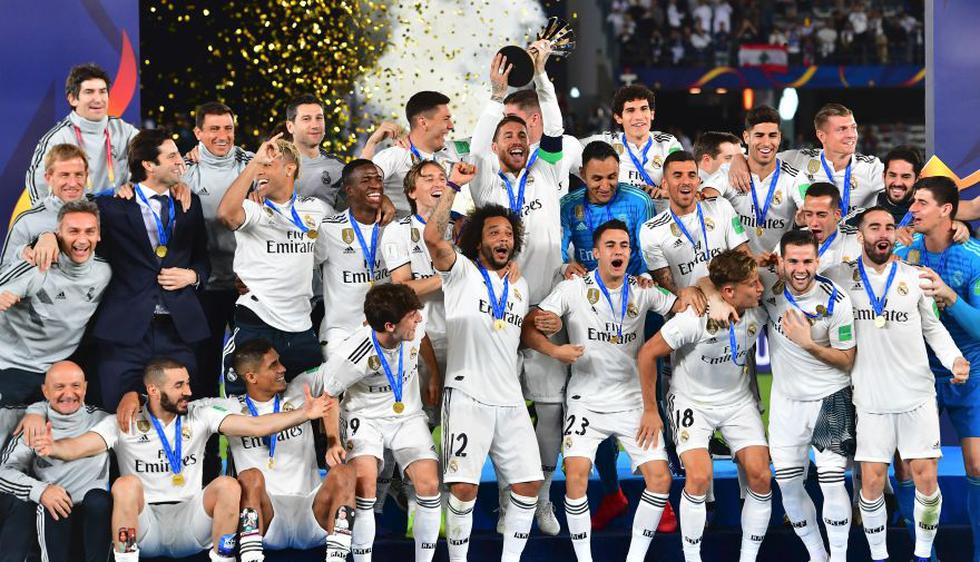 2018: Real Madrid campeón tras vencer 4-1 a Al Ain. (Foto: AFP)