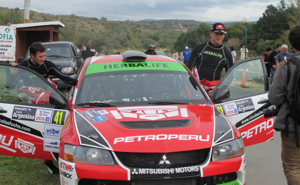 ¡Arriba Perú! Nicolás Fuchs destaca en Rally de Argentina 
