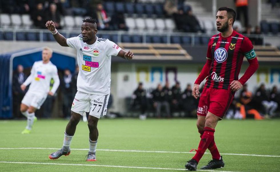 16. Mohamed Buya Turay	/ Djurgarden - 15 goles (22.5 puntos). (Foto: AFP)