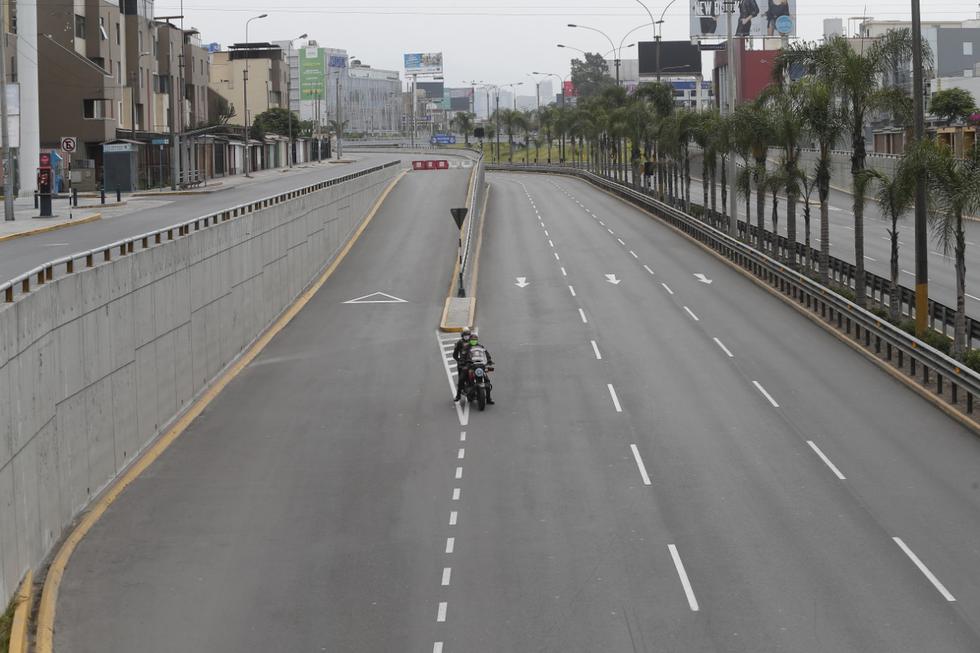 Así luce Lima en el día 21 de cuarentena con el tránsito prohibido de todas las personas. Foto: Francisco Neyra / GEC