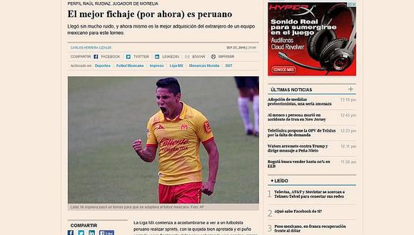 Selección peruana: "Raúl Ruidíaz, el mejor fichaje", afirman en México