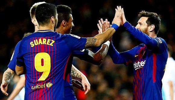 Barcelona goleó 4-0 Deportivo La Coruña y sigue líder en Liga española
