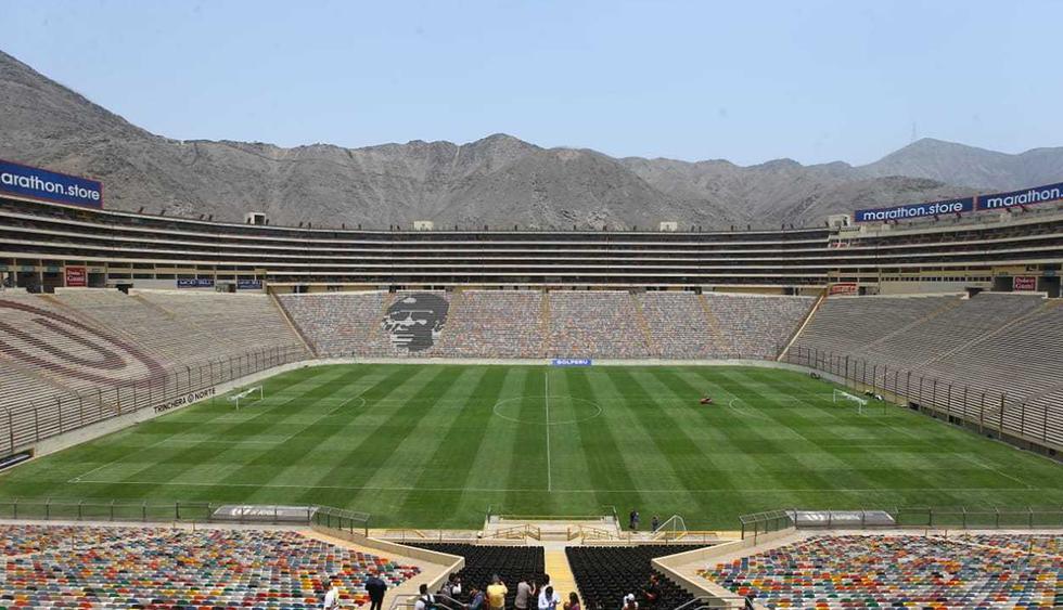 Así lució el Monumental en el día de la inspección. (Foto: Fernando Sangama)