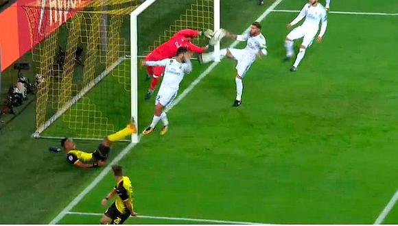 Real Madrid vs. Dortmund: falta de Ramos y el penal que no le cobraron a alemanes [VIDEO]