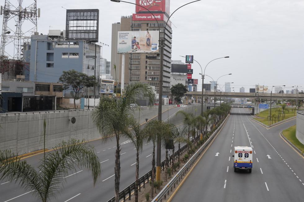 Así luce Lima en el día 21 de cuarentena con el tránsito prohibido de todas las personas. Foto: Francisco Neyra / GEC