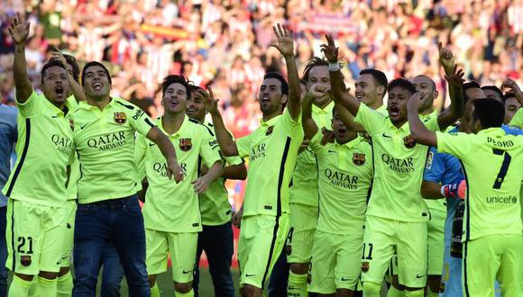 Barcelona: Así celebraron el campeonato en el vestuario [VIDEO]