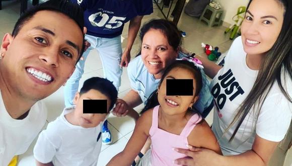 Christian Cueva compartió emotivo recibimiento por parte de su esposa e hijos. (Foto: Instagram @cueva10oficial)