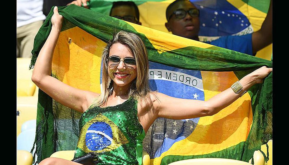 Brasil vs. Honduras: las garotas que se robaron el show [FOTOS]