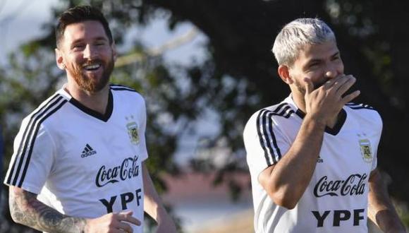Sergio Agüero rechazó entrevista por Lionel Messi. (Foto: AFP)