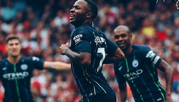 Mira el golazo de Sterling en el Manchester City vs Arsenal [VIDEO]