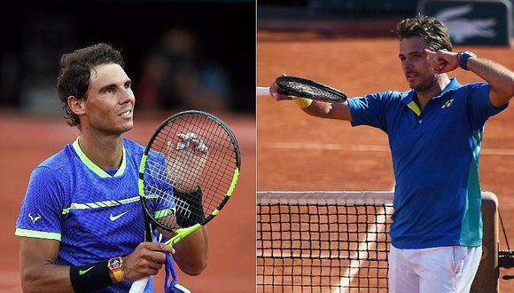 Roland Garros: hora y canal de la final entre Nadal y Wawrinka