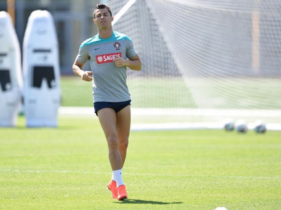 Mundial Brasil 2014: Cristiano Ronaldo vuelve a entrenar con sus compañeros en Portugal