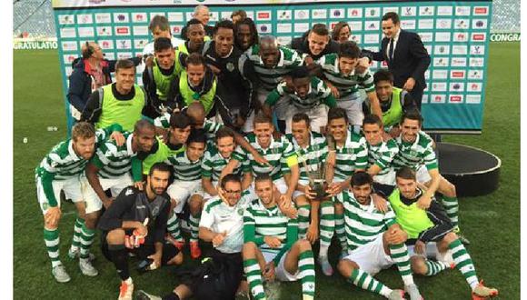 André Carrillo ganó la Cape Town Cup con Sporting de Lisboa [VIDEO]