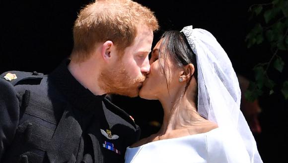 La boda de Meghan Markle y el príncipe Harry se celebró el 19 de mayo de 2018 en la Capilla de San Jorge del Castillo de Windsor (Foto: AFP)