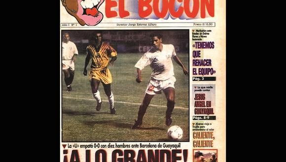 Jose Luis 'Puma' Carranza, la primera portada de El Bocón