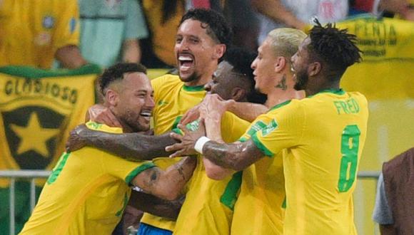 Brasil, que ya tiene asegurado su billete a Catar, es líder invicto de las eliminatorias sudamericanas. (Foto: AFP)