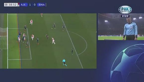 VAR favorece al Real Madrid y anula polémico gol de Ajax [VIDEO]