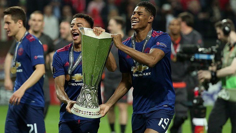 Europa League: mira la celebración del Manchester United [GALERÍA]
