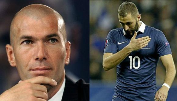 Zinedine Zidane teme que Karim Benzema sea apartado de su selección