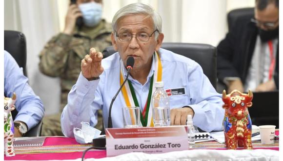 Ministro de Energía y Minas, Eduardo González Toro. (Foto: Minem)