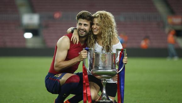 Shakira celebró el triunfo del FC Barcelona y elogió el liderazgo de Gerard Piqué. (Foto: EFE)