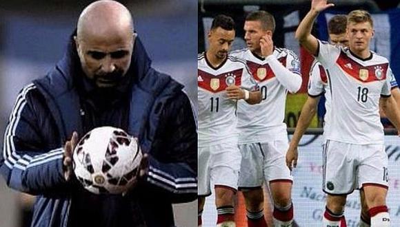 Jorge Sampaoli sobre Alemania: "No me gusta cómo juegan" 