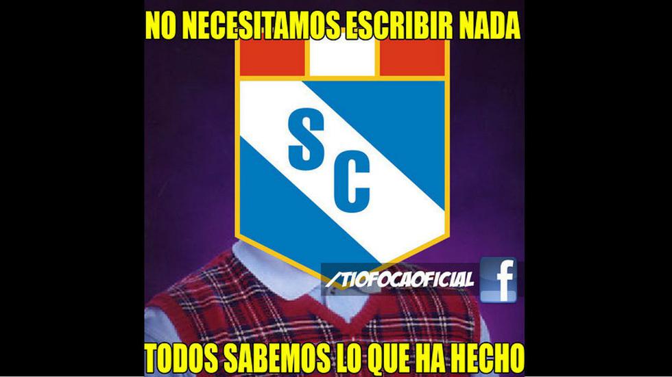 Los memes tras la victoria de Alianza Lima ante Sporting Cristal. (Foto: Facebook)