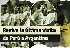 Revive el último partido de la selección peruana en Argentina
