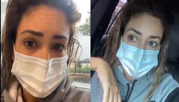 Tilsa Lozano denuncia que no la quisieron atender en una conocida clínica local. (Foto: Captura de video)