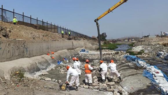 Las limpiezas se extienden a lo largo de cinco kilómetros, desde el puente Huánuco hasta el puente Santa Rosa. (Foto: Lima Expresa)