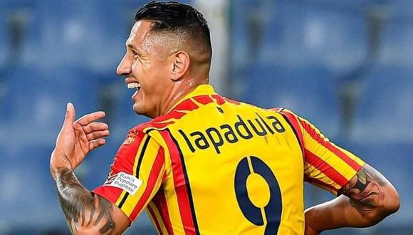 Gianluca Lapadula no marcaba gol desde el 2 de noviembre del 2020. (Foto: Lecce)