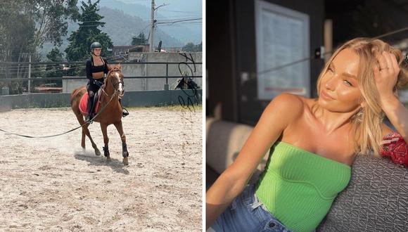Irina Baeva sufrió una fuerte caída hace cinco meses en sus clase de montar caballo. (Foto: Instagram @irinabaeva).