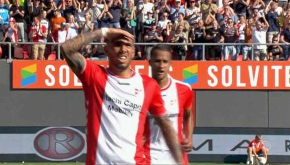 Sergio Peña marcó un golazo desde fuera del área contra al Feyenoord de Renato Tapia | VIDEO
