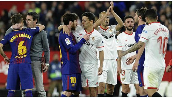 Barcelona cayó 2-0 ante Sevilla en el duelo de ida de la Copa del Rey