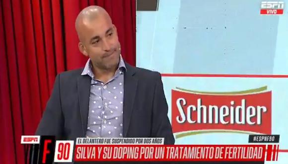 El 'Tanque' Silva cumple una sanción por doping. (Captura de Pantalla)