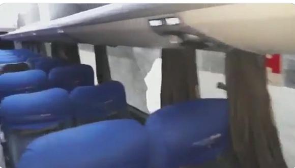 Así quedó el bus de Boca Juniors por dentro tras brutal ataque